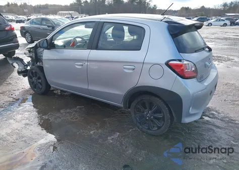 2024 Mitsubishi Mirage Black Edition из США, поврежденный, VIN ML32AWHJXRH040013